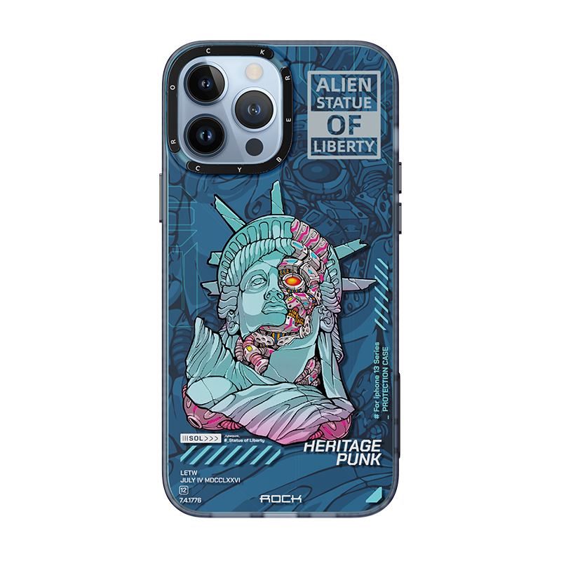 Case iPhone 13 - Statue of liberty (Rock Series)