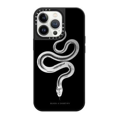 CASETiFY x BLVCK Snake Case Iphone - Noir