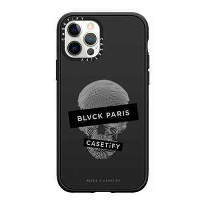 CASETiFY x BLVCK Skull Case Iphone - Noir