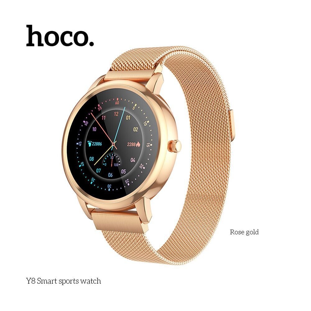 Smart Watch - HOCO (Y8) - Rose Gold