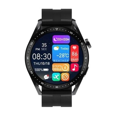 Montre connectée HW3 Pro pour hommes et femmes (Noir)