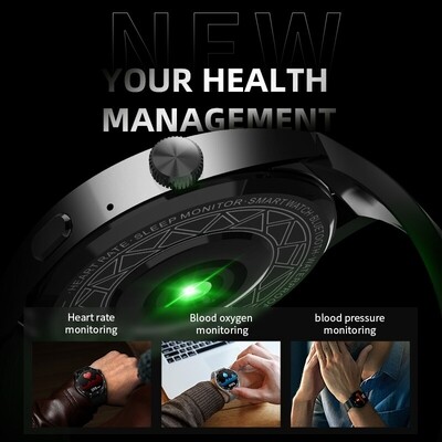 Montre connectée HW3 Pro pour hommes et femmes (Noir)
