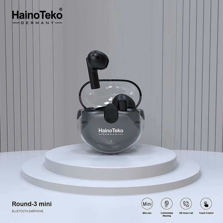 Airpods HAINO TEKO - Round 3 Mini - NOIR