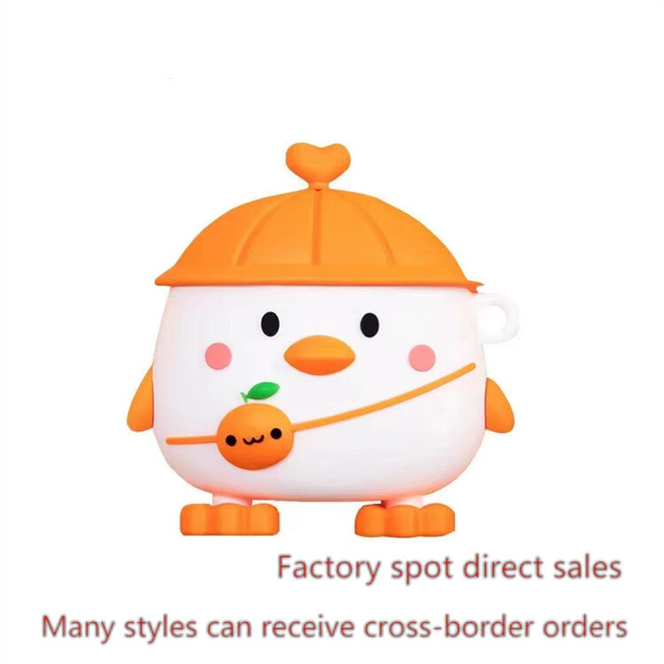 Pochette pour Airpods  - Canard Orange