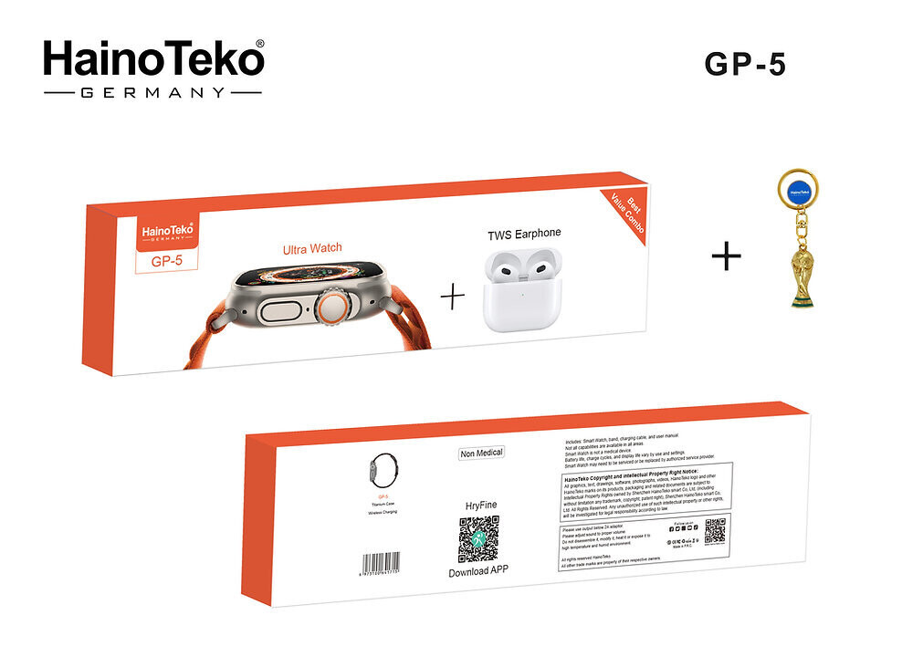 Smart Watch + Airpods 3 Haino Teko - GP5