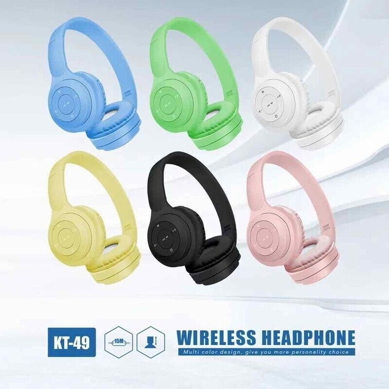 Casque Bluetooth KT 49 Support Carte mémoire