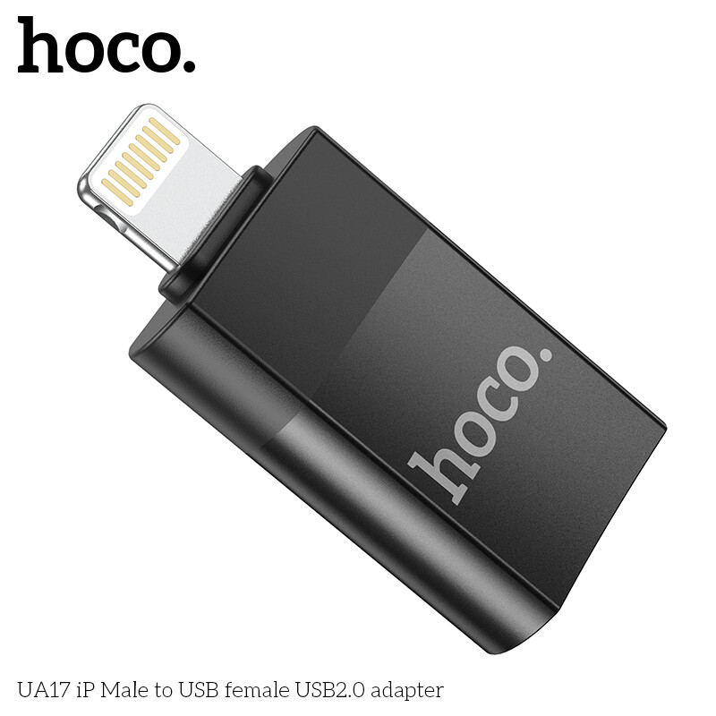 Adaptateur Lightning mâle vers USB femelle - HOCO UA17