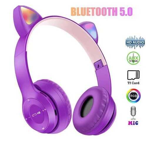 CASQUE SANS FIL P47M CAT - VIOLET
