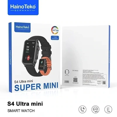 Smart Watch Haino Teko + 2 Bracelet - S4 ULTRA MINI - NOIR