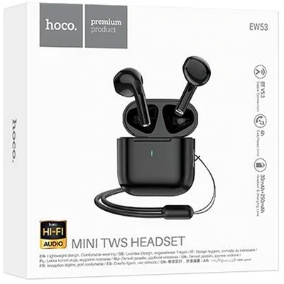 Airpods (Mini ) - Bluetooth - HOCO (EW 53) - Noir
