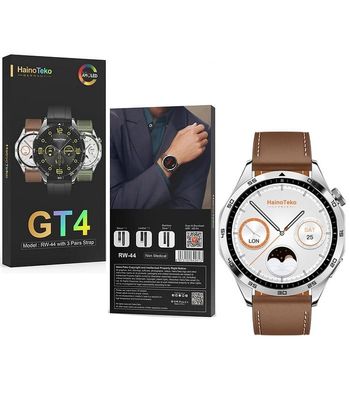 Smart Watch Haino Teko + 3 Bracelet - GT4 : RW44 - Marron