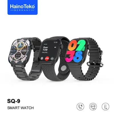 Smart Watch Haino Teko + 3 Bracelet - SQ-9 - NOIR