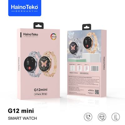 Smart Watch Haino Teko + 3 Bracelet - G12 MINI - Silver