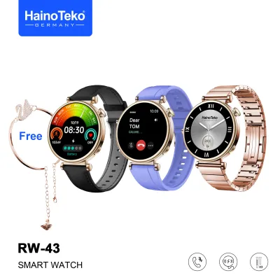 Smart Watch Haino Teko + 3 Bracelet - GT4 (FEMME) : RW43 - Gold