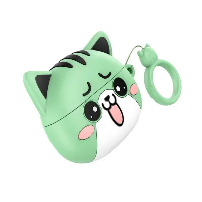AIRPODS PRO 2 HOCO  - SWEET CAT (EW 48) - VERT