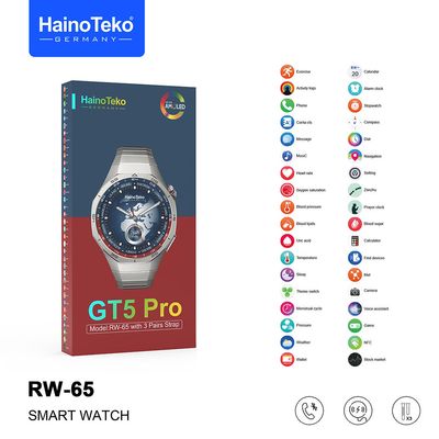 Smart Watch Haino Teko + 3 Bracelet -  RW65 - GT5 Pro