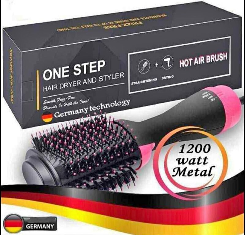 One Step Brosse Lissante Professionnelle 1200 W HAIR DRYER BRUSH (made in Germany)