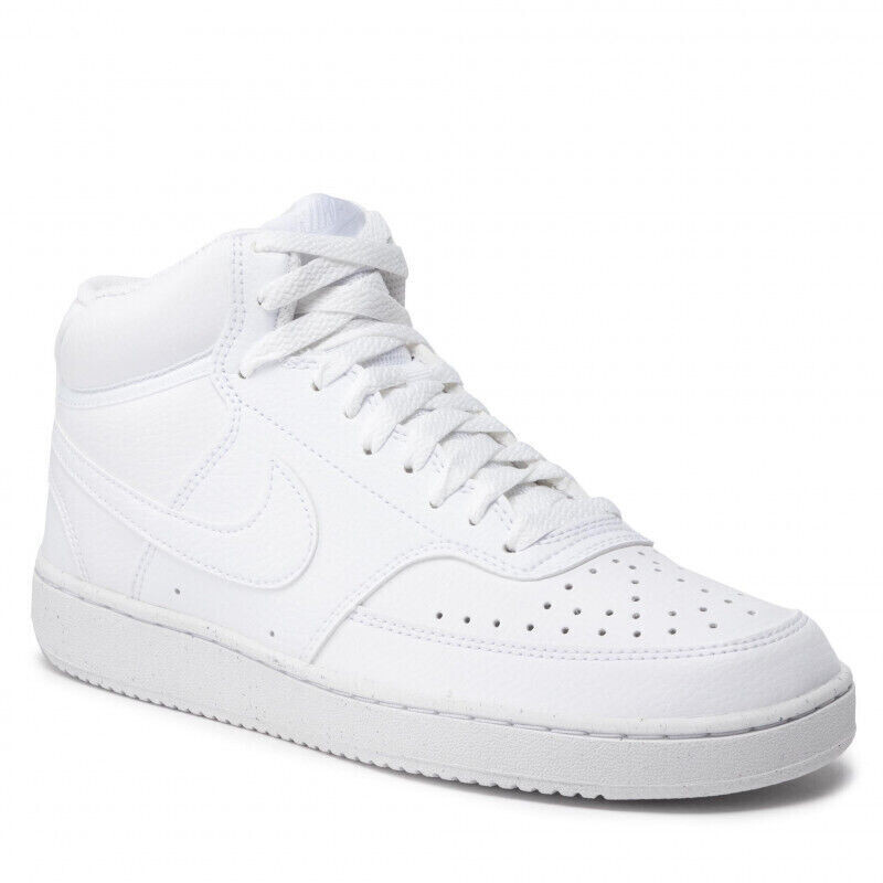 Scarpe da Uomo Nike Court Vision Mid Nn Sneakers Alte Bianco