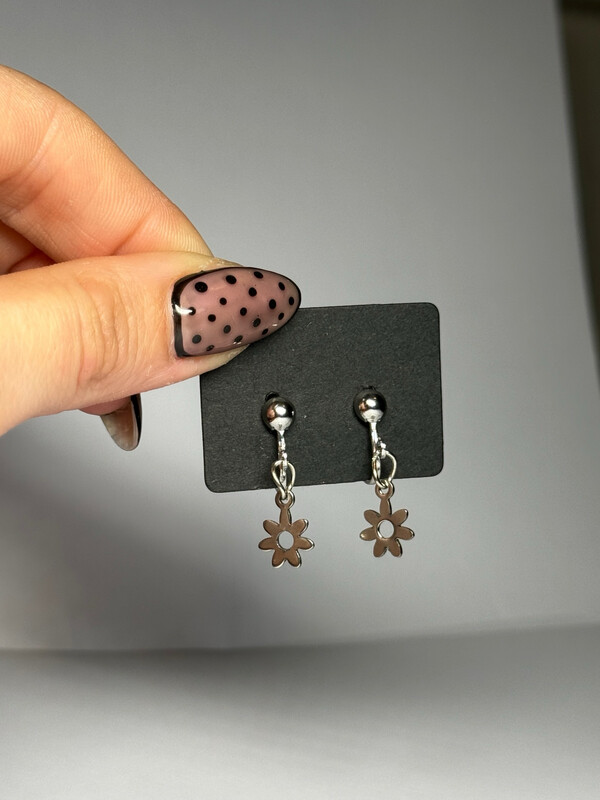 Clip On Earrings- Flowers