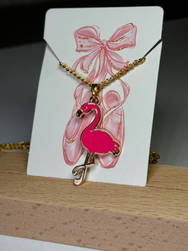 Flamingo Chain Necklace 🦩