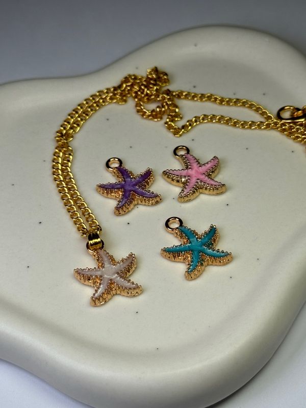 Starfish Necklaces! Choose Your Colour