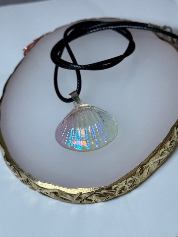 Clam Shell Cord Necklace 🐚