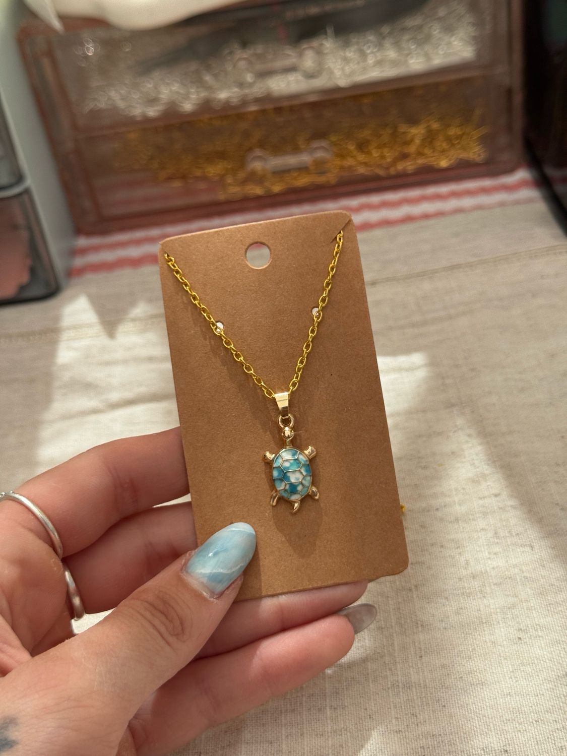 Turtle Chain Necklace 🐢