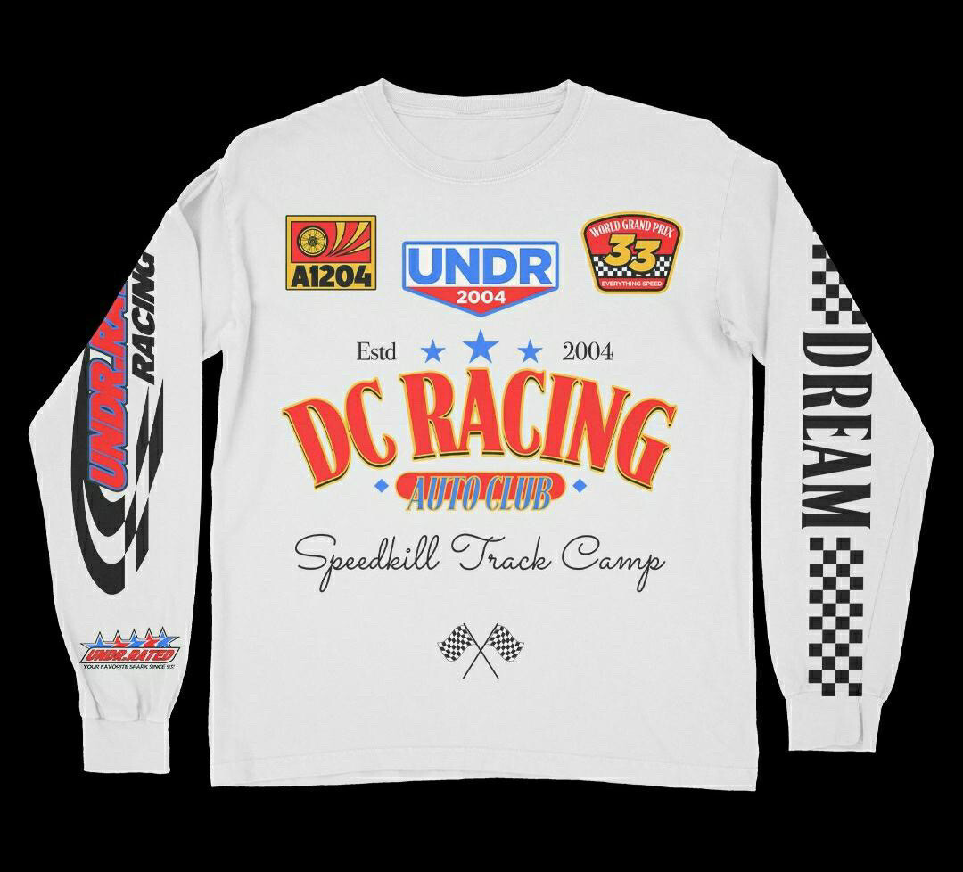 UNDR.DC33 RACER TEE (WHT)