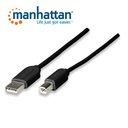 Cable Datos Usb 2.0 Manhattan 342650 A - B De 1.8m Impresora