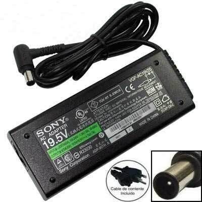 Cargador Sony Vgp-ac19v37 19.5v/3.9a 76w Punta 6.4x4.4 Pin C