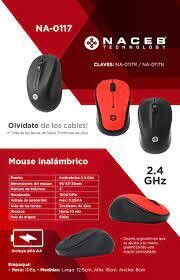 Mouse Techzone Tz19mou01 Inalambrico Usb 1600 Dpi Rojo,