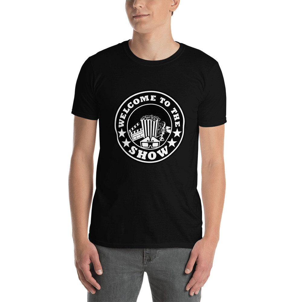 MENS CLASSIC WELCOME TO THE SHOW BLACK TEE