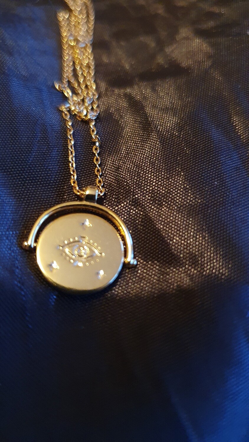 Médaille plaqué or de protection 3eme œil