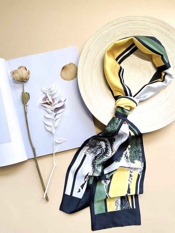 Green Twill Scarf