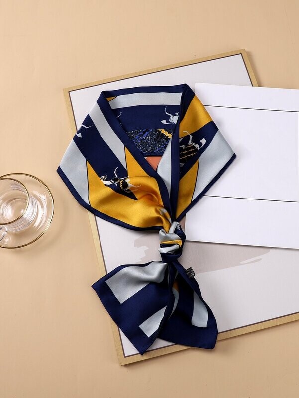 Twill Horse Design Scarf