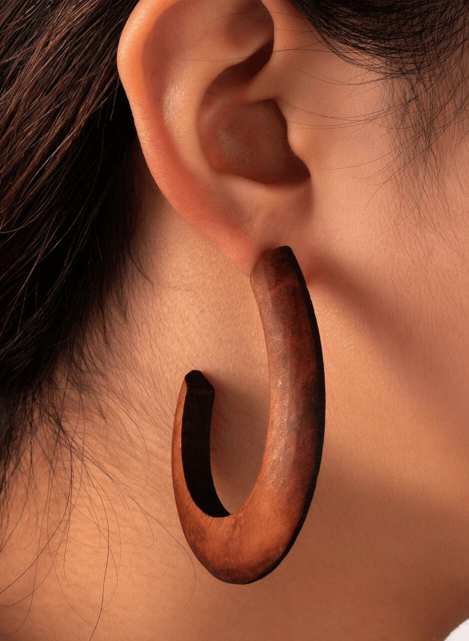 Simple Wooden Earrings