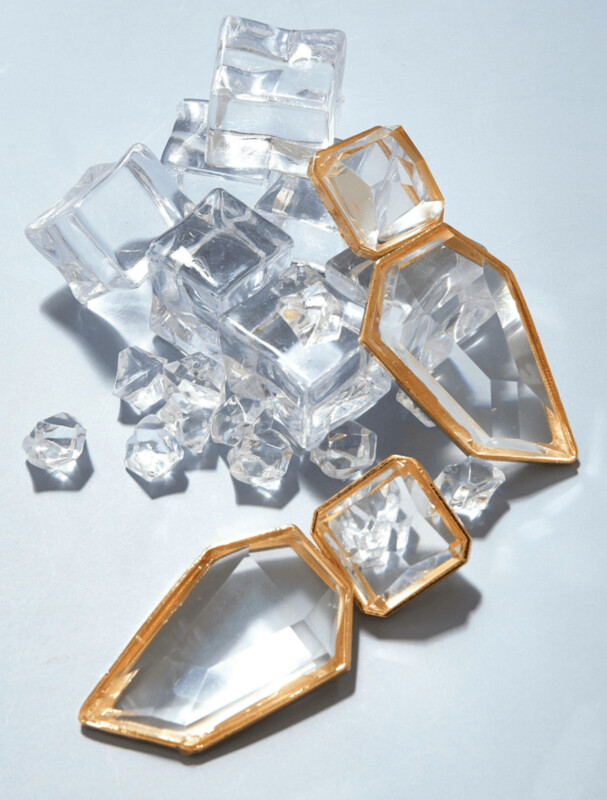 Crystal Decor Drop Earrings