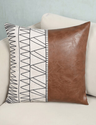Geometric Pattern Cushion Cover Without Filler