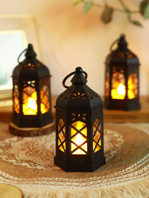 Handheld Led Decorative Wind Lamp, Desktop Decoration Table Lamp Ornament Prop -Ramadan Decoration