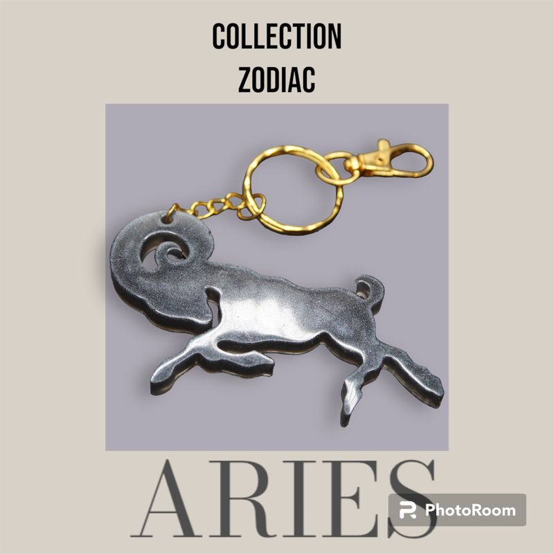 Aries Keychain