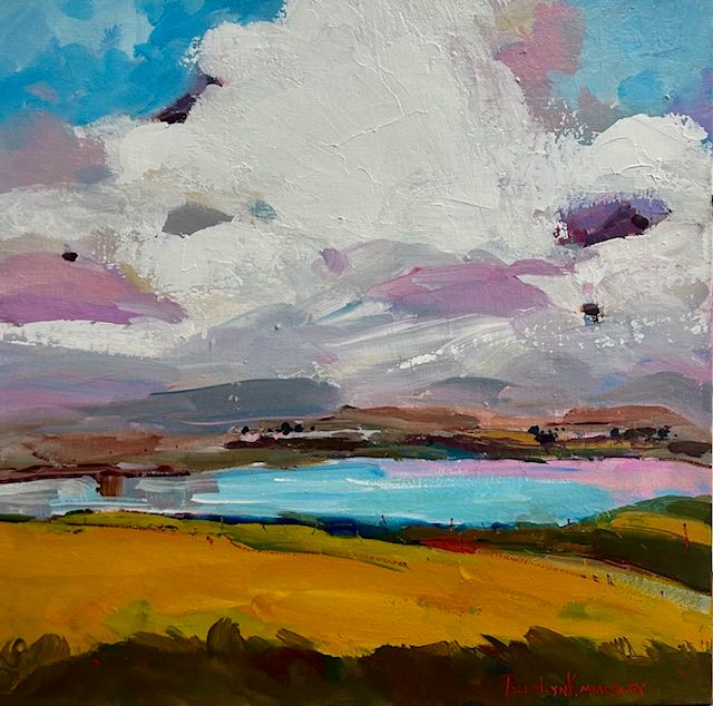 &quot;Just a Lake&quot;                   53cm x53cm