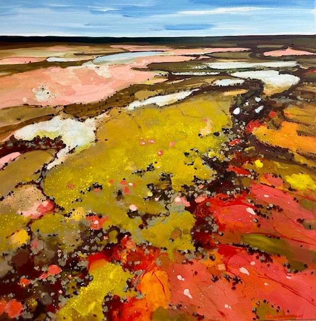 &quot;The Month it Rained&quot;        100cm X 100cm