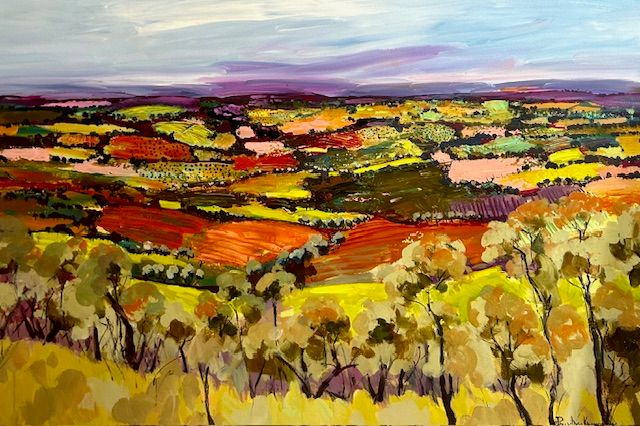 &quot;A DRIVE TO MOUNT CANOBOLAS&quot;  120 X 80