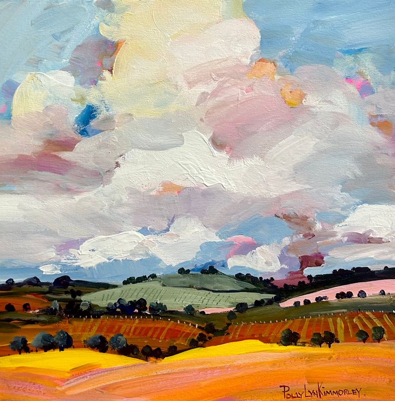 &quot;VINEYARDS&quot;  50 cms x 50 cms