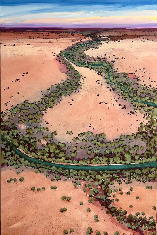 &quot;BIG BEND&quot;   80cm x 120cm