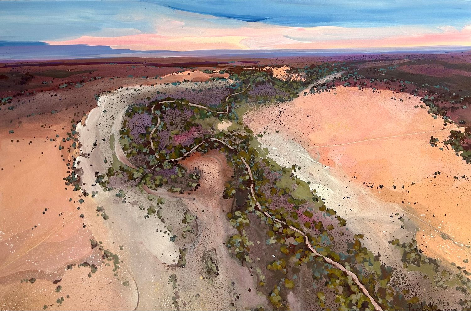 &quot;NATURE&#39;S AERIAL TAPESTRY&quot;  120cm x 80cm