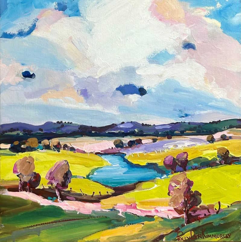 &quot;DUCK POND&quot;   50 cm x50 cm