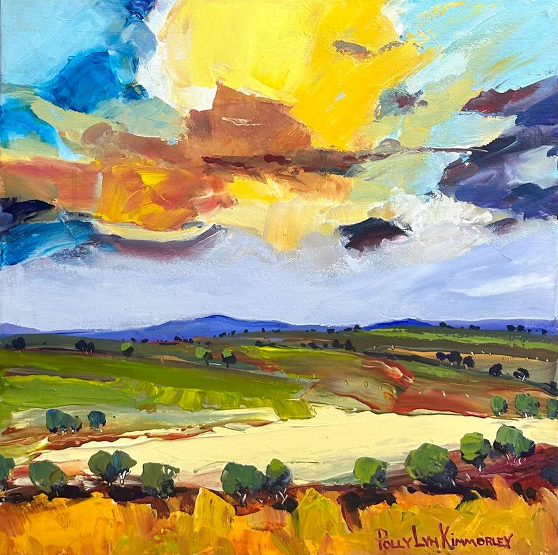 &quot;GOLDEN LIGHT&quot;   50cm x 50cm