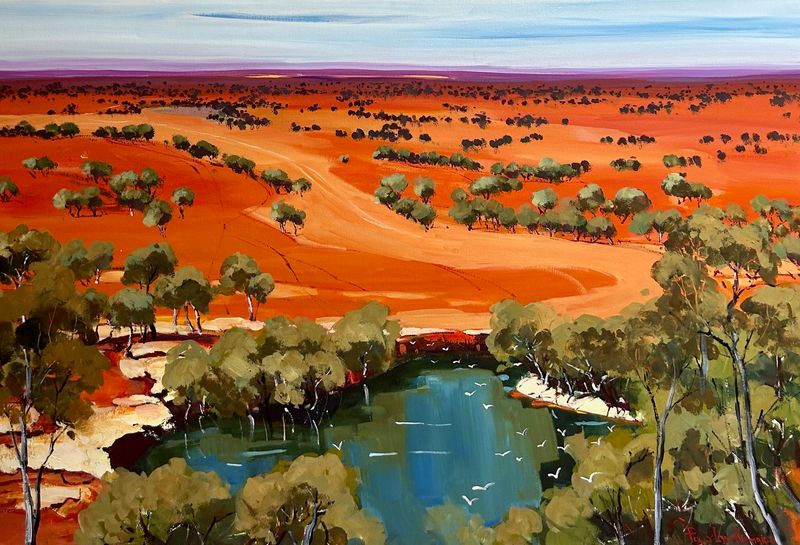&quot;TAKE A DIP&quot;  120cm x 80cm