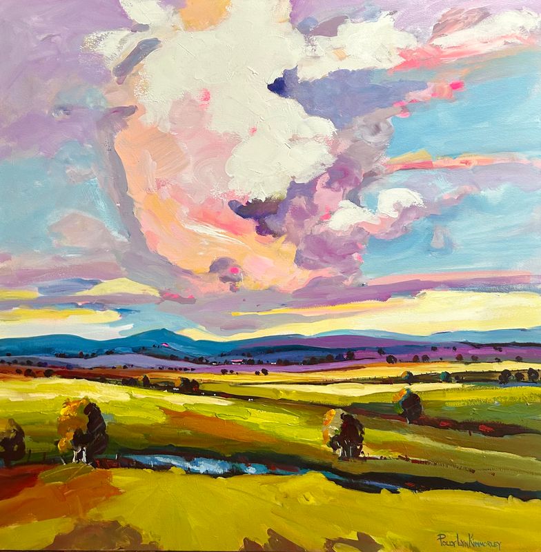 &quot;NEW ENGLAND DREAM&quot; 100 cm x 100 cm